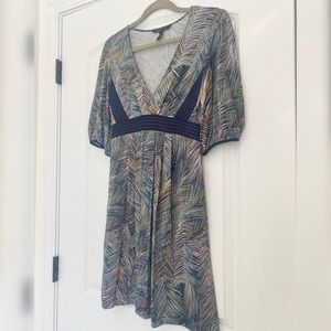 BCBG V-Neck Mini Dress